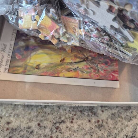 Buffalo Games Josephine Wall Glitter Edition Spirit of Flight 1000 pc Jigsaw Puz - Picture 10 of 10